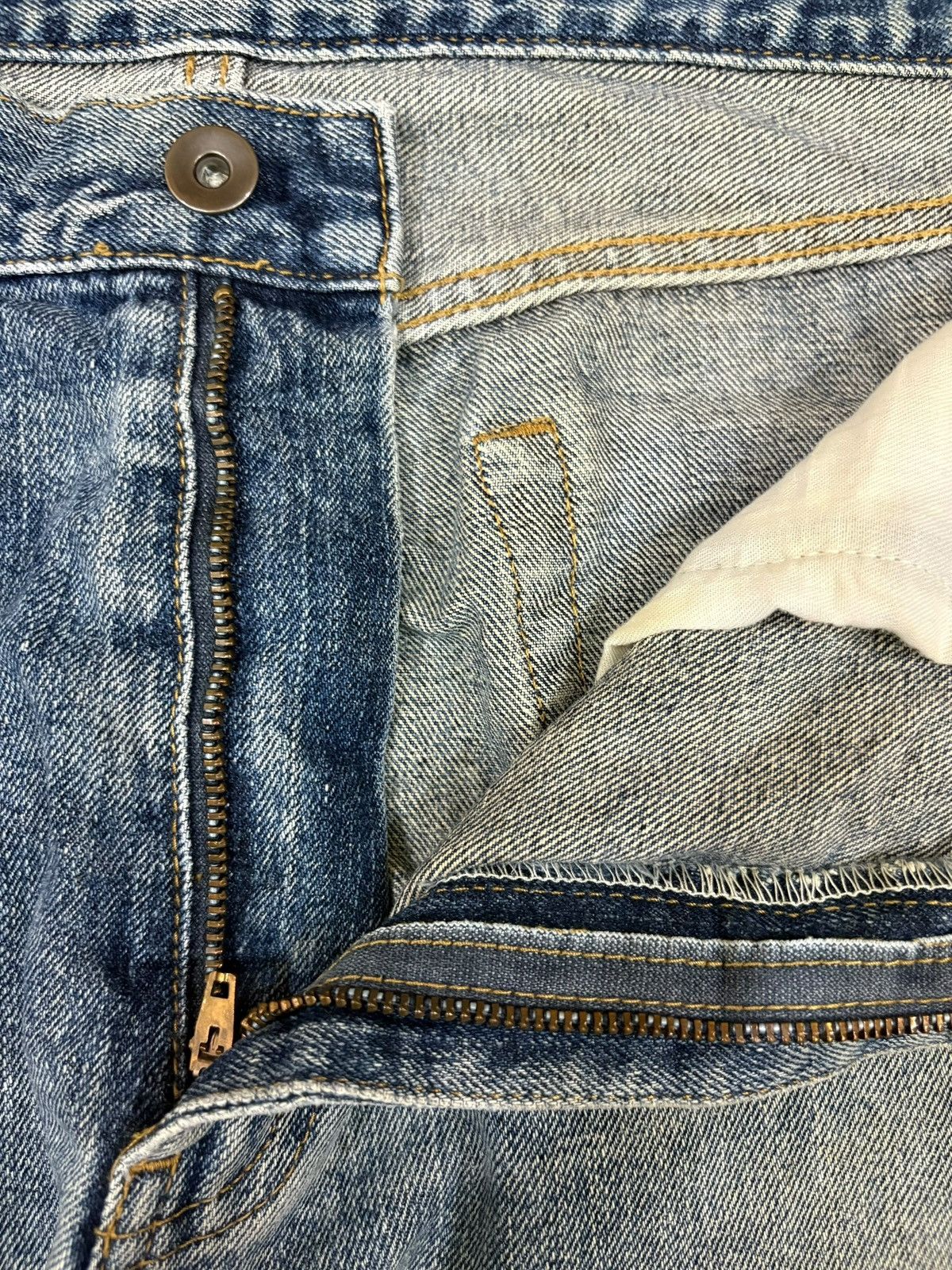 Uniqlo Vintage Japanese Uniqlo Mud Wash Distressed Baggy Jeans Size US 35 - 9 Thumbnail