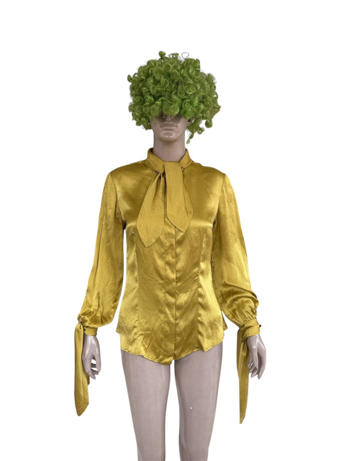 Alexander McQueen AW2009 ‘Horn of Plenty’ Silk Blouse Size XS / US 0-2 / IT 36-38 - 1 Thumbnail