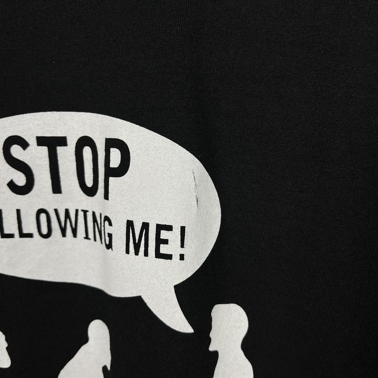 Vintage Vintage Human evolution y2k “stop following me” tee 90’s Size US XL / EU 56 / 4 - 4 Thumbnail