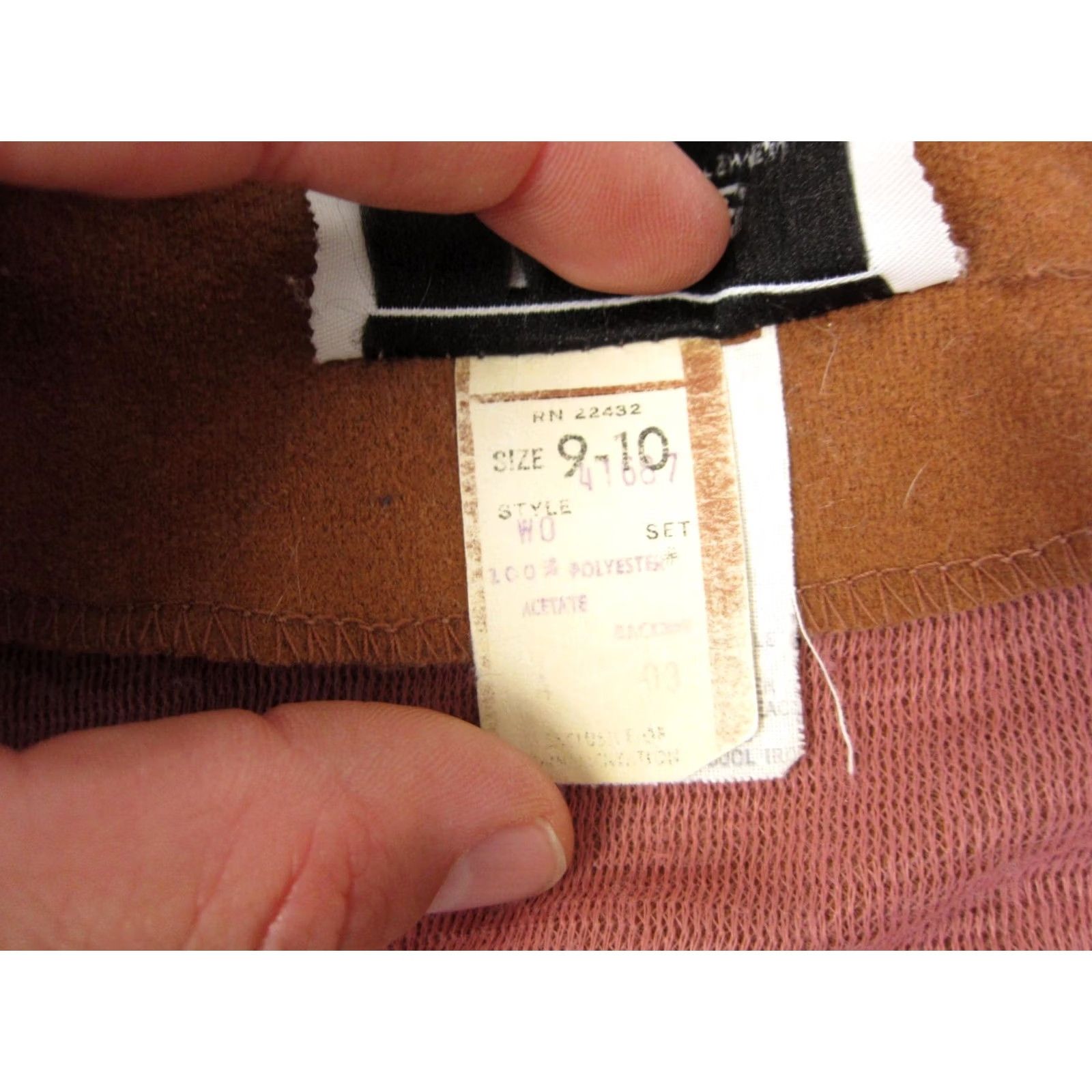 Vintage VINTAGE Joyce Vest Teens 9-10 Brown Button Front Western 60s Made in USA Size M / US 6-8 / IT 42-44 - 4 Thumbnail
