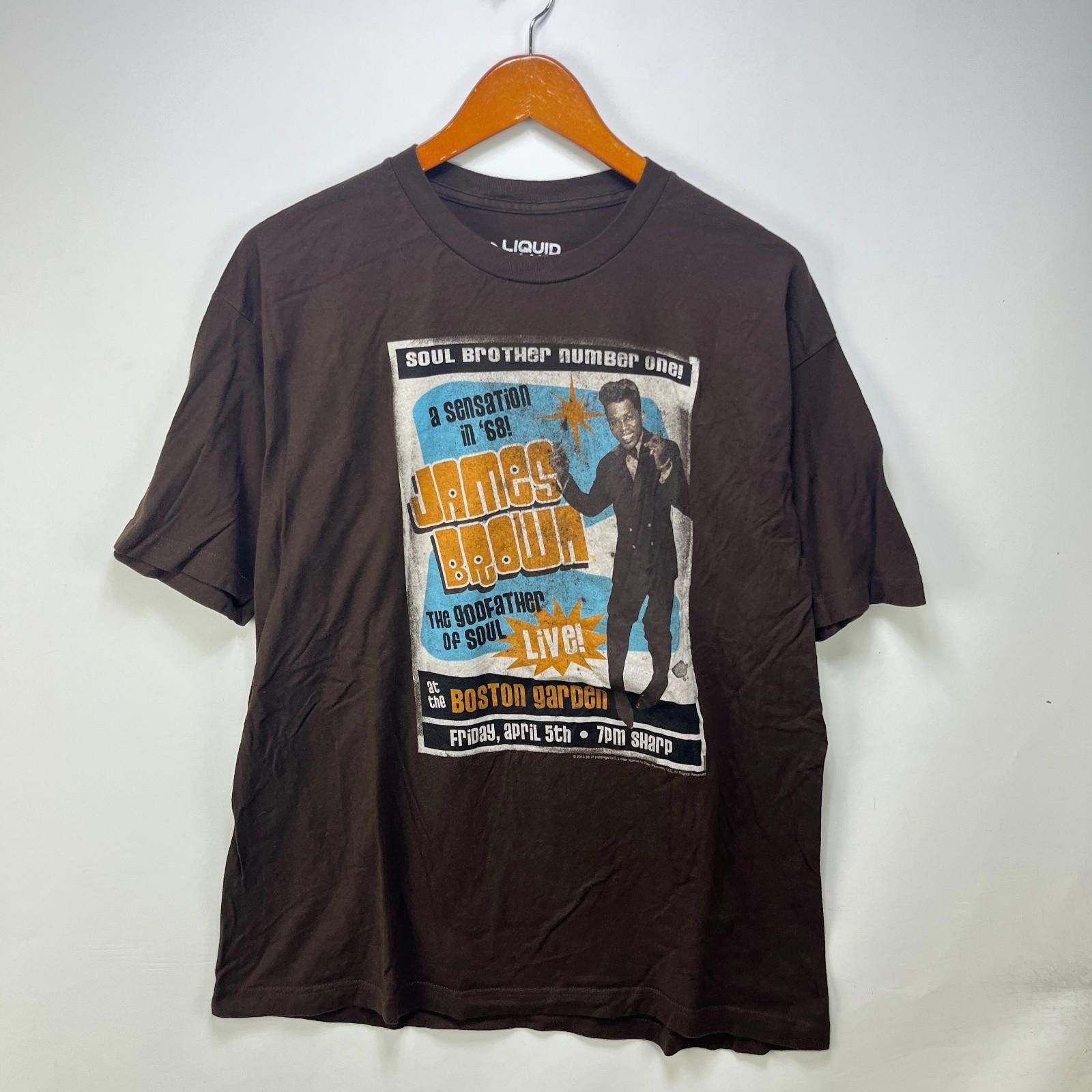 Liquid Blue Vintage James Brown Liquid Blue Graphic T Shirt XL Size US XL / EU 56 / 4 - 1 Thumbnail