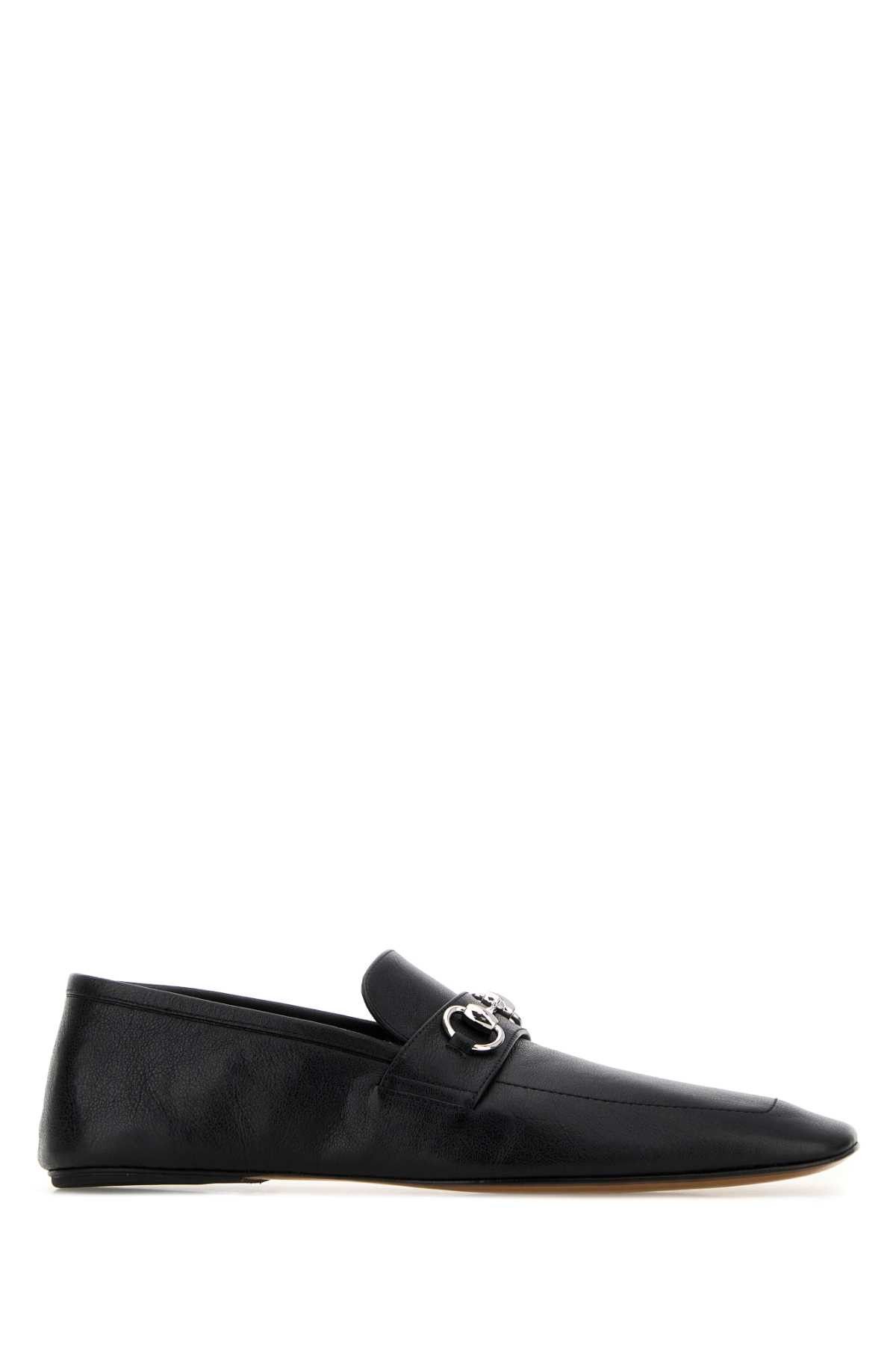 Gucci Black Leather Loafers Size US 10.5 / EU 43-44 - 1 Thumbnail