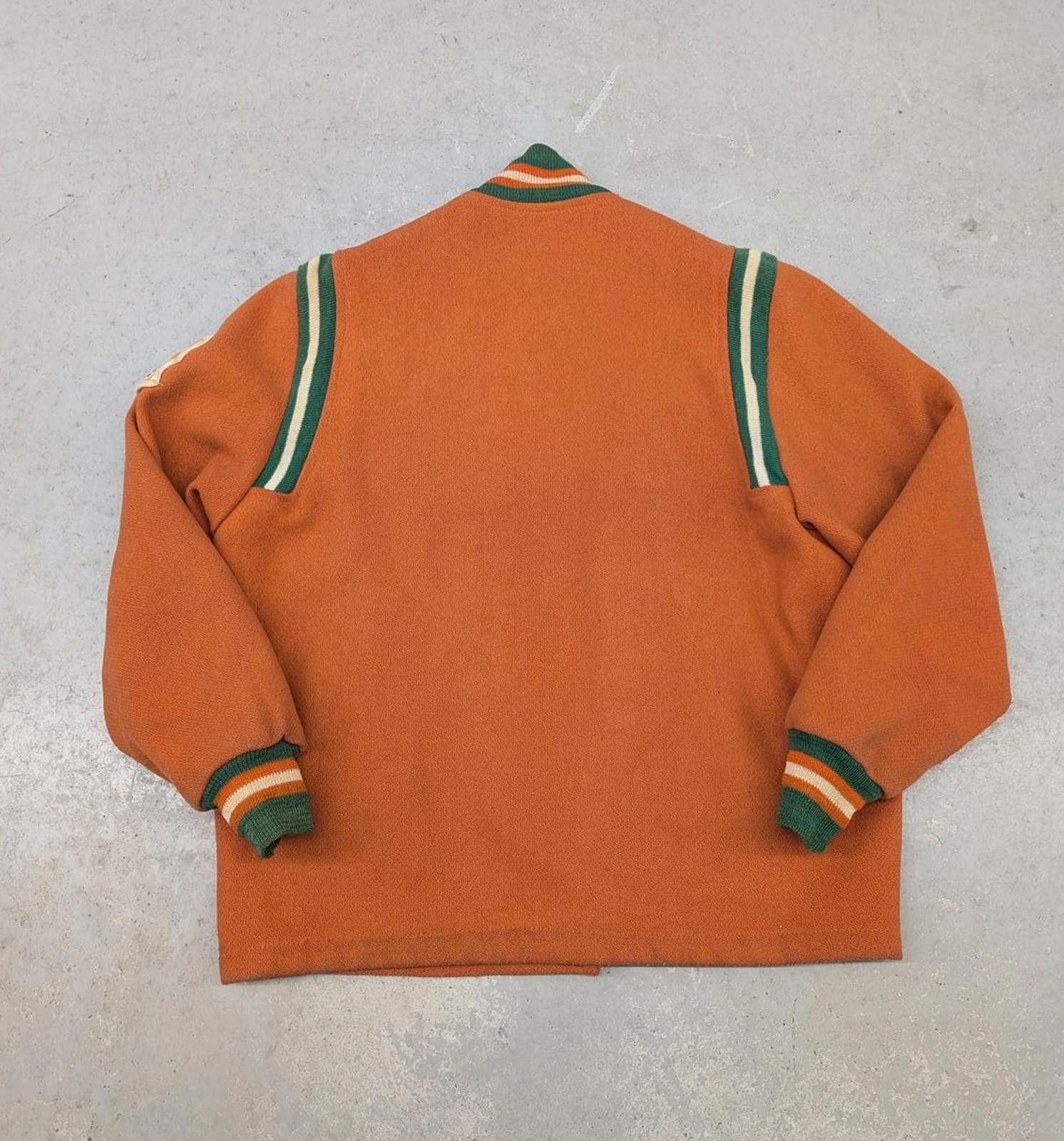 Vintage Vintage 70s Bantam Champs Executive Wool Bomber Jacket Size US M / EU 48-50 / 2 - 2 Thumbnail