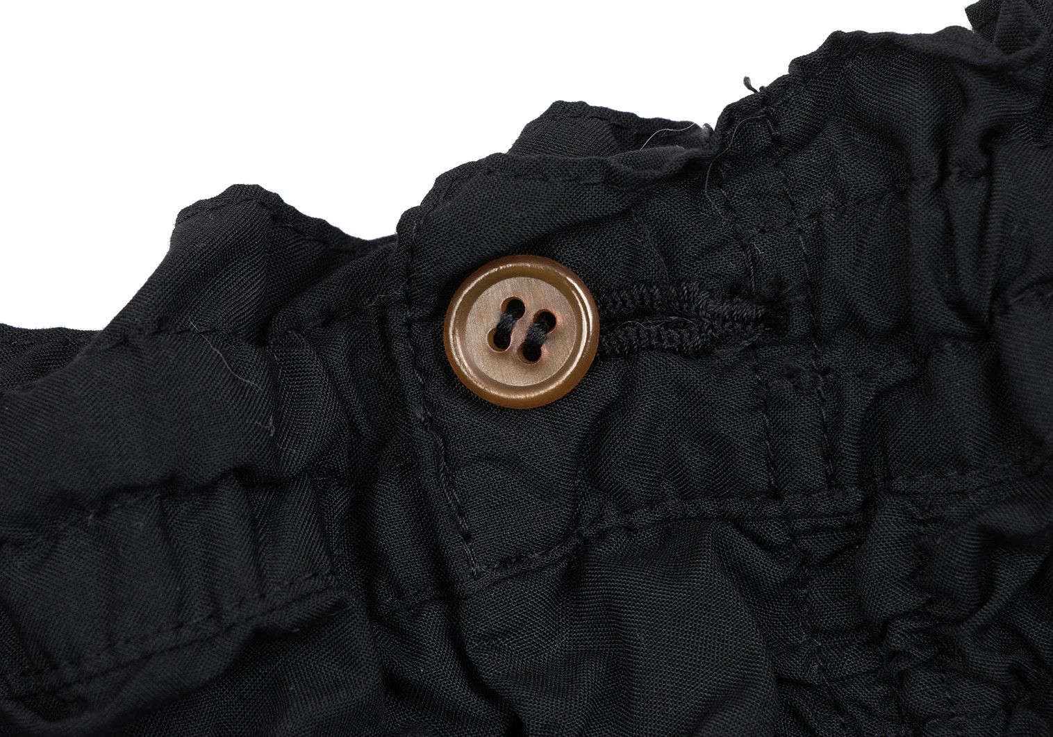 Comme des Garcons Homme Plus Shirred Design Half Pants Black Size M Size US 36 / EU 52 - 4 Thumbnail