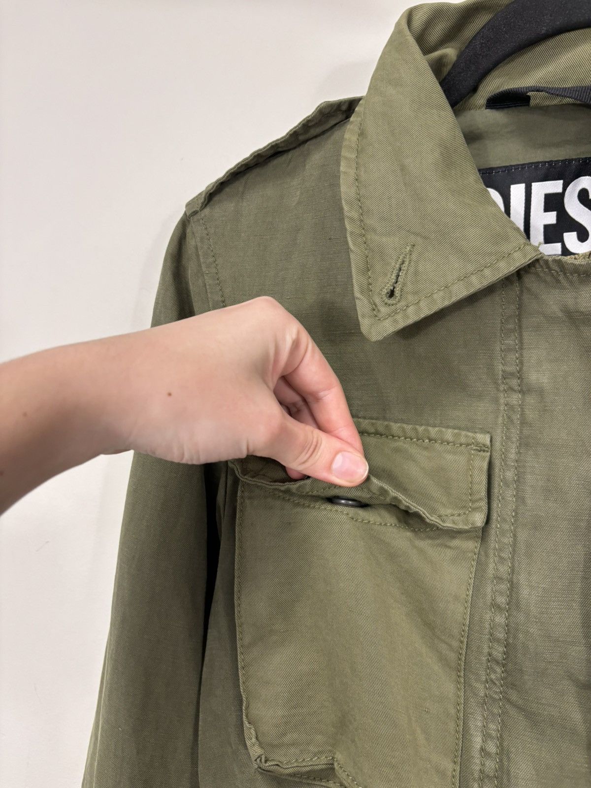 Diesel Diesel G-Claudia Giacca NWT Women’s Multipocket Olive Jacket Size XXS / US 00 / IT 34 - 9 Thumbnail