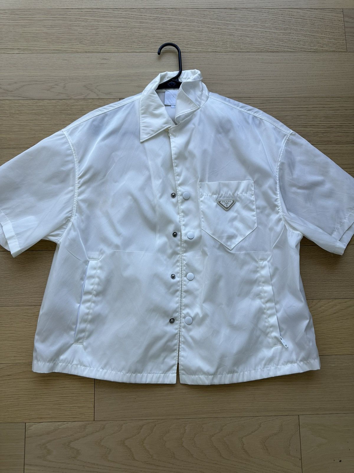 Prada Prada Re-Nylon Button-Up Top Size US M / EU 48-50 / 2 - 1 Thumbnail