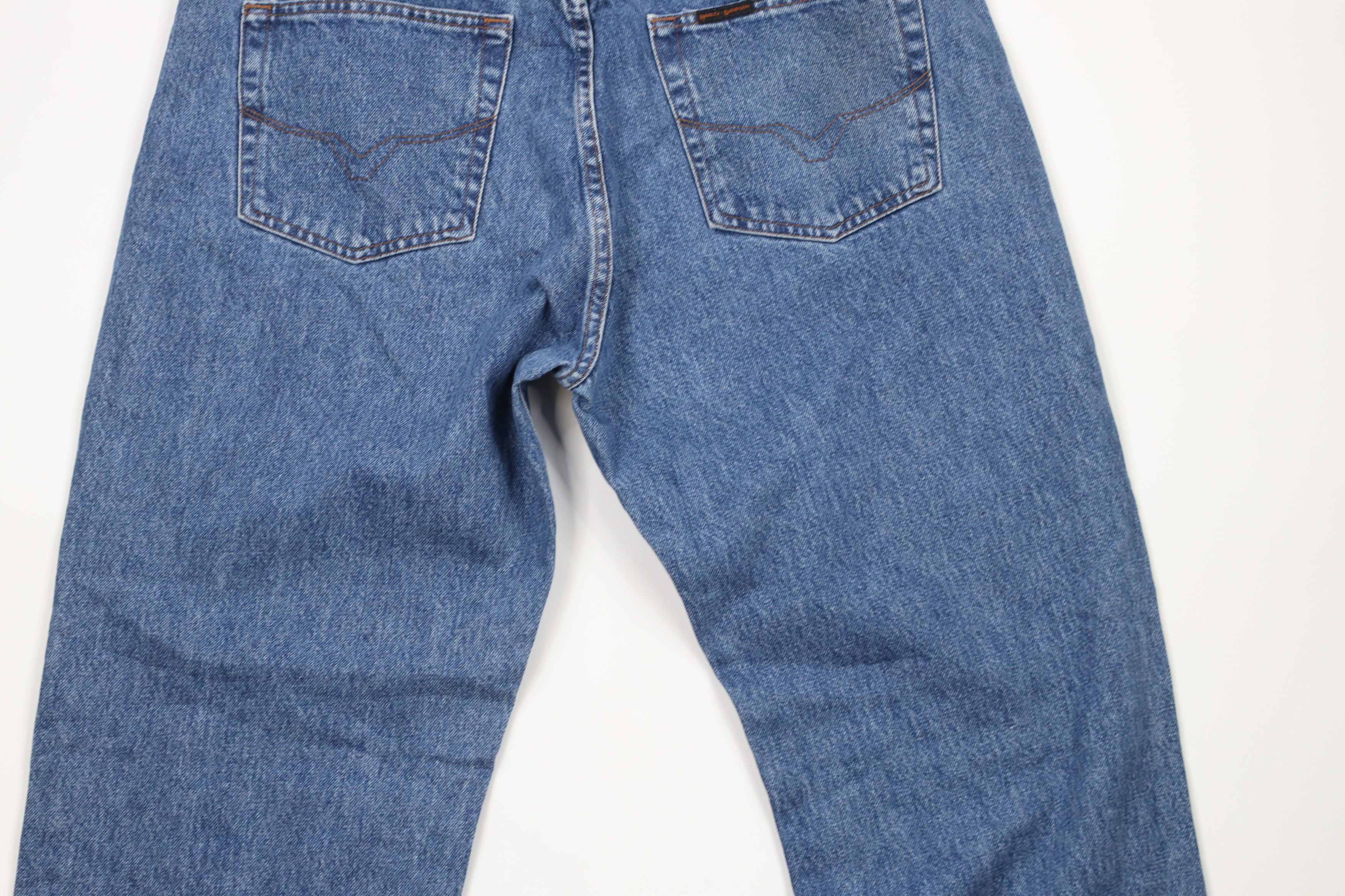 Harley Davidson × Vintage Vintage Harley Davidson Spell Out Bootcut Denim Jeans Blue Size US 38 / EU 54 - 10 Thumbnail