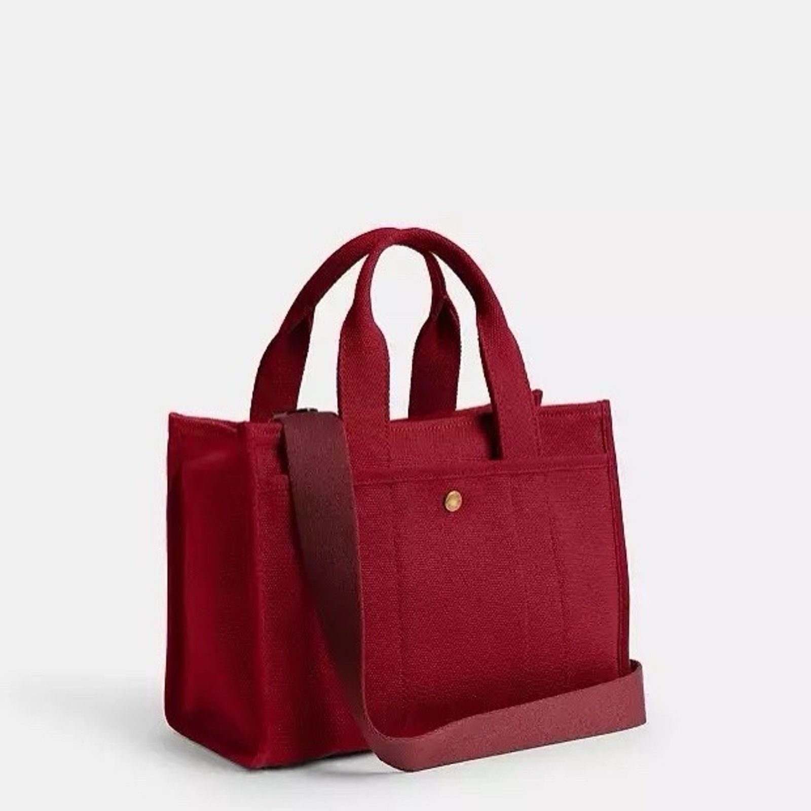 Coach NWT Coach New Year Cargo Tote, Bag Snake Logo Brass/Ruby Size ONE SIZE - 8 Thumbnail