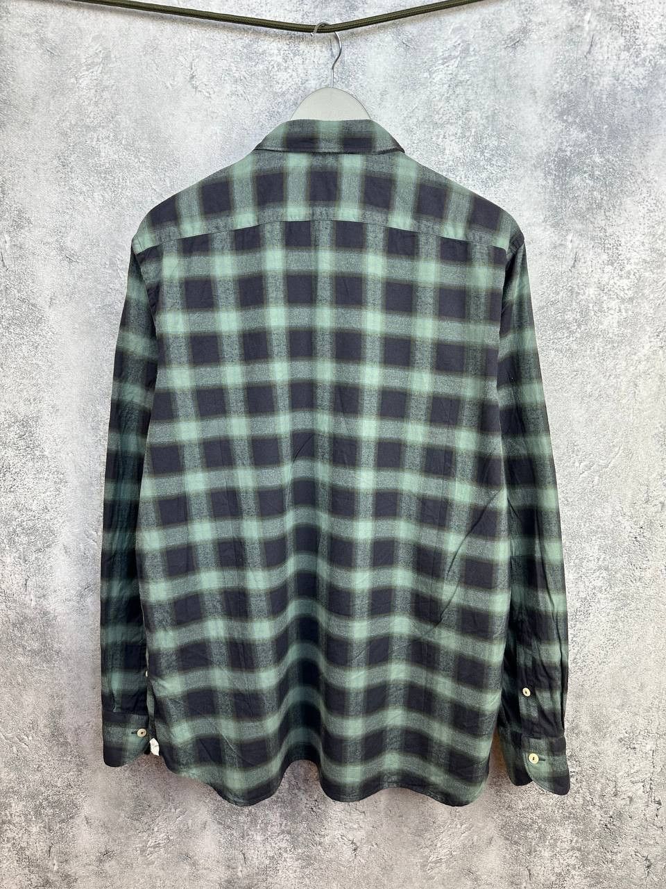 Tintoria Mattei Tintoria Mattei 954 Thomas Mason Check Plaid Casual Shirt Size US XXL / EU 58 / 5 - 2 Thumbnail