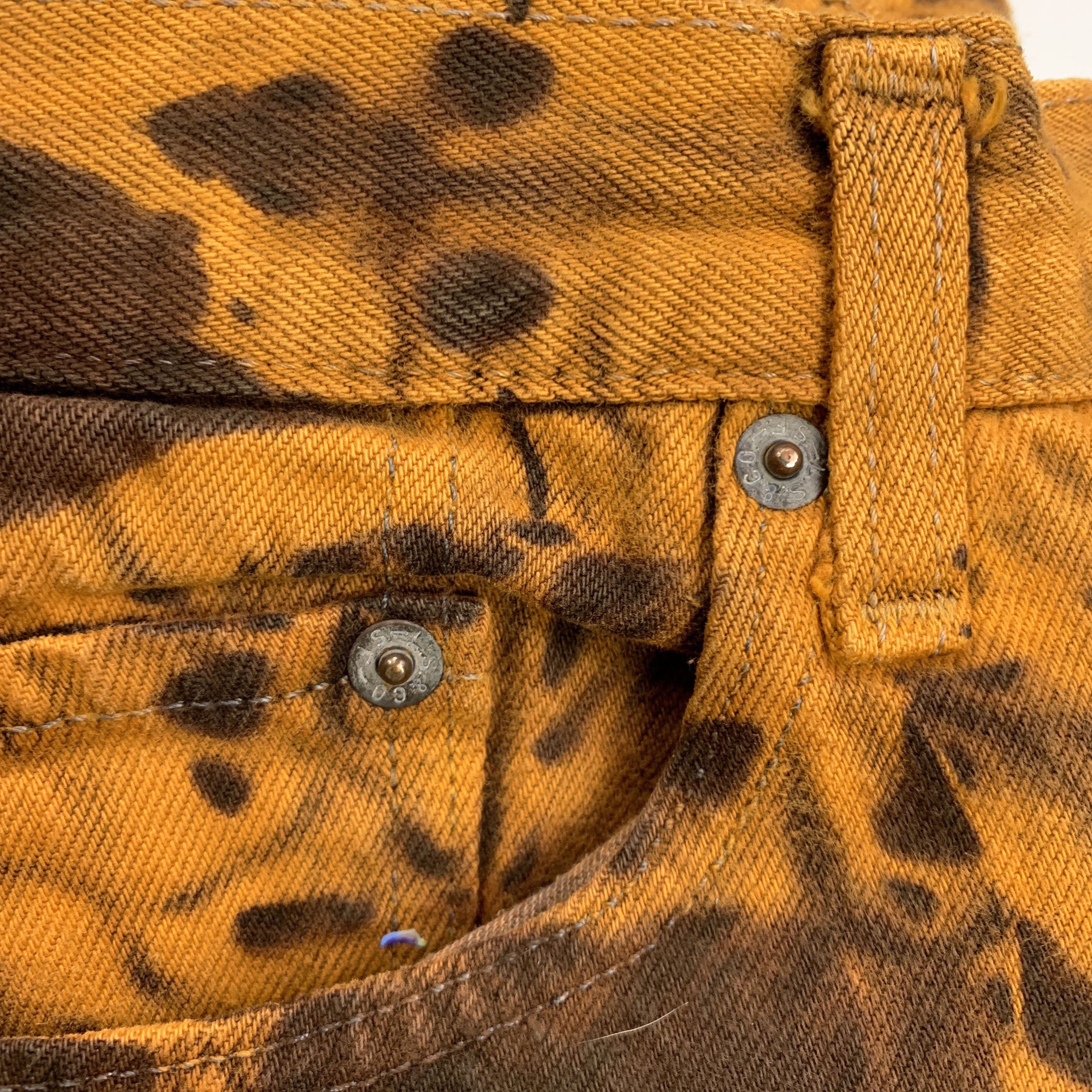 Levi's 90s 501 *Made in US* Tie Dyed Jeans Size US 31 - 12 Thumbnail