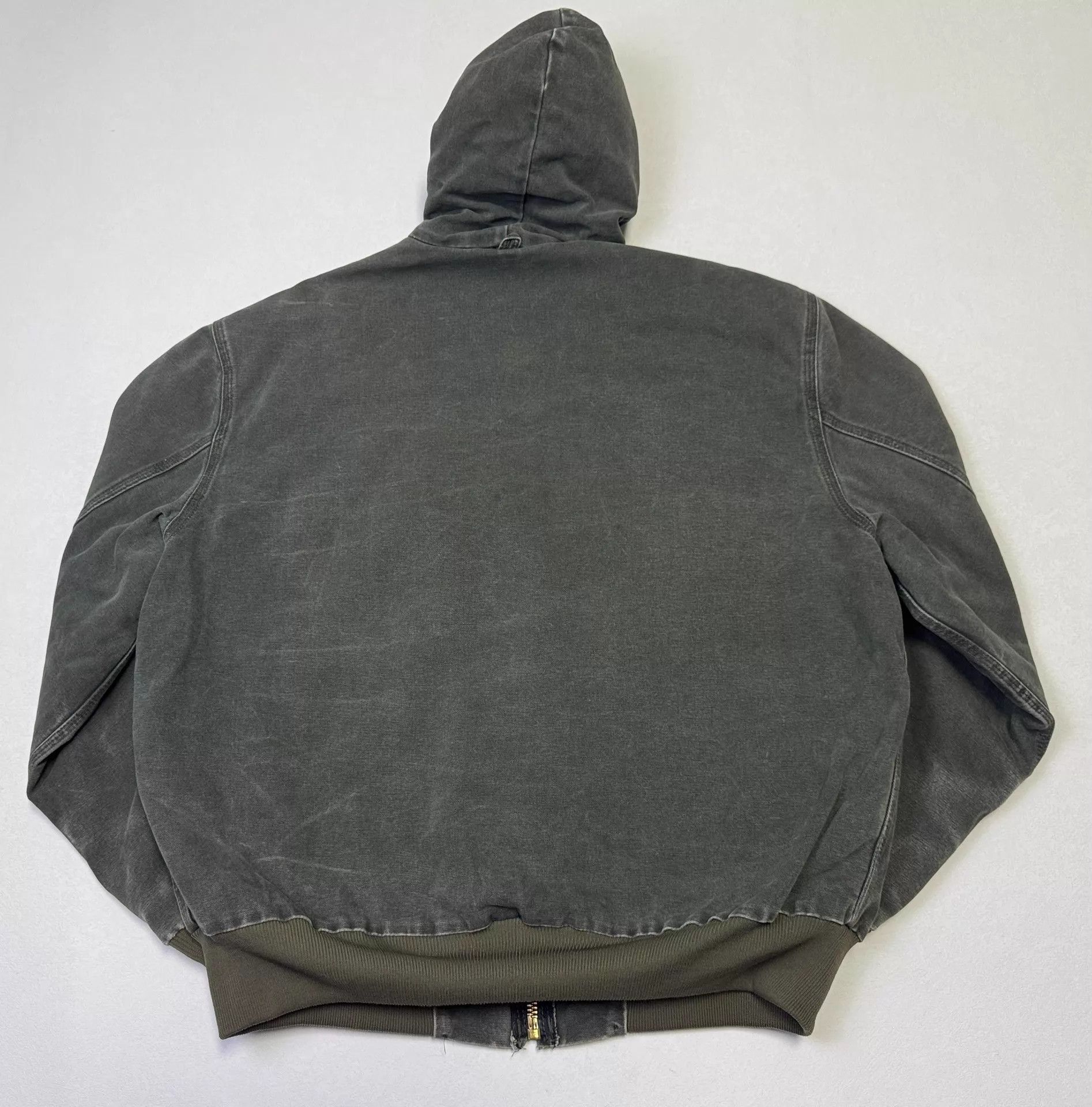 Carhartt Carhartt Vintage J68 Moss Green XL Hooded Work Jacket Size US XL / EU 56 / 4 - 5 Thumbnail