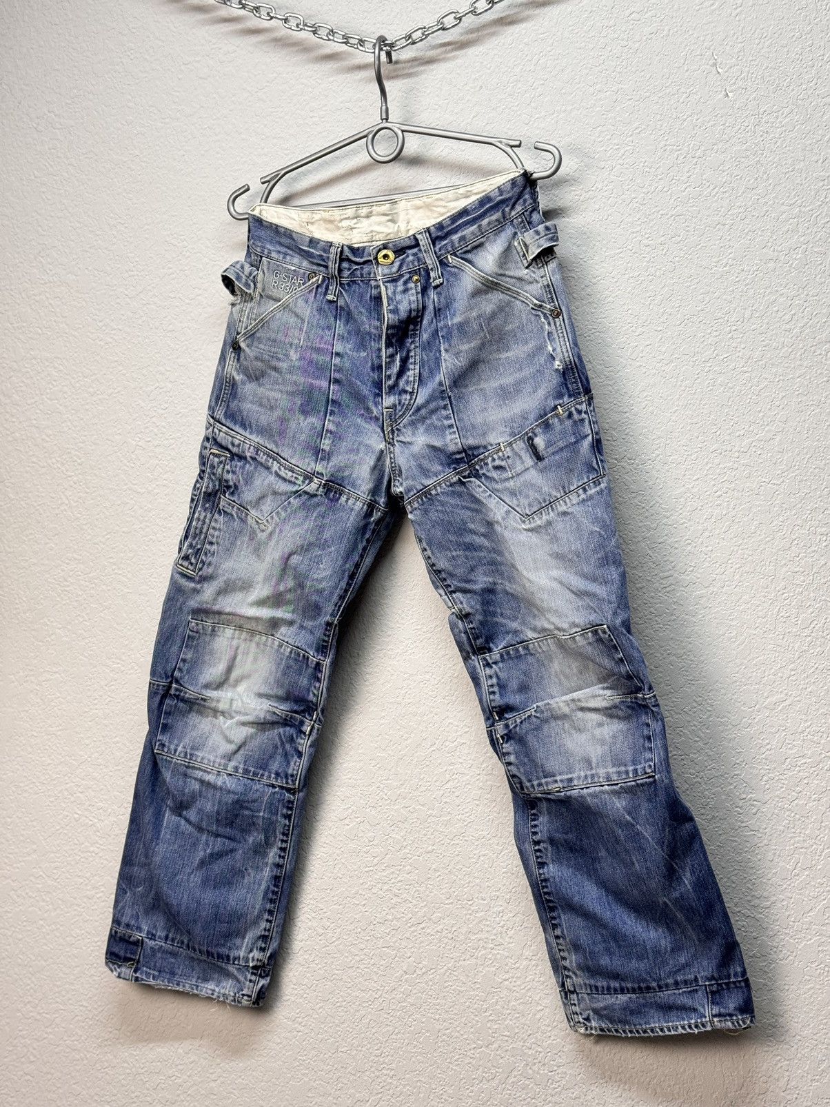 If Six Was Nine × Japanese Brand × Yohji Yamamoto VTG Yohji Yamamoto Junya Watanabe Style Bondage Cargo Pants Size US 30 / EU 46 - 4 Thumbnail