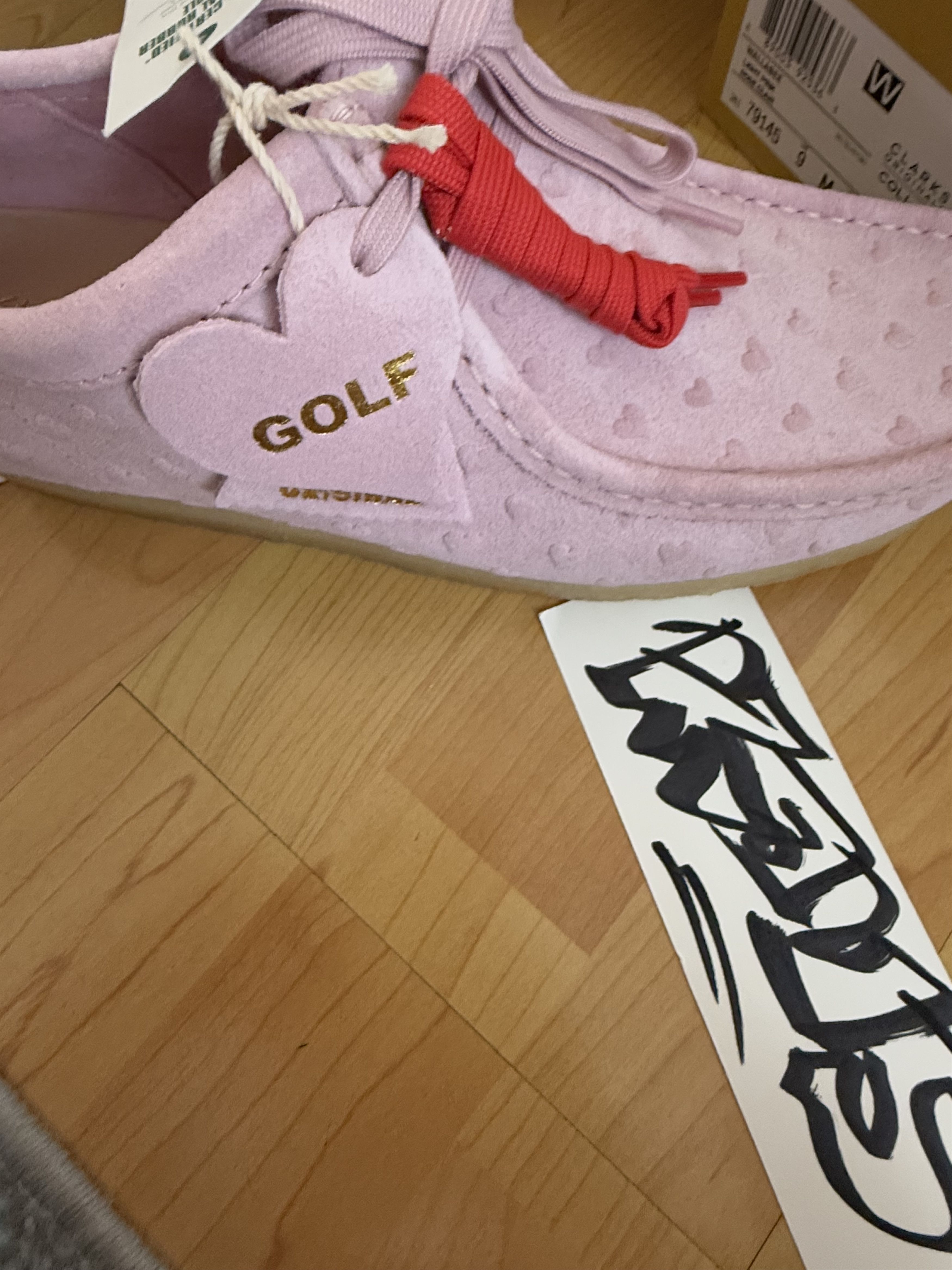 Clarks × Golf Wang CLARKS WALLABEE by GOLF WANG - Light Pink 9 Size US 9 / EU 42 - 3 Thumbnail