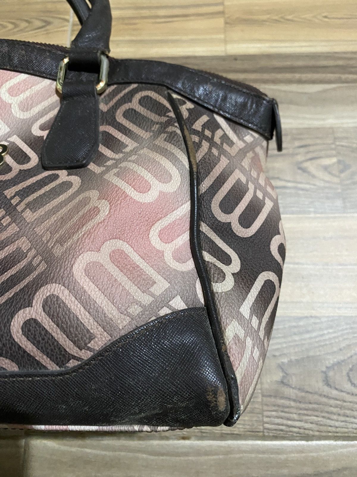 Balenciaga 💥NEED GONE💥 VINTAGE BALENCIAGA BAG MONOGRAM BB Size ONE SIZE - 4 Thumbnail