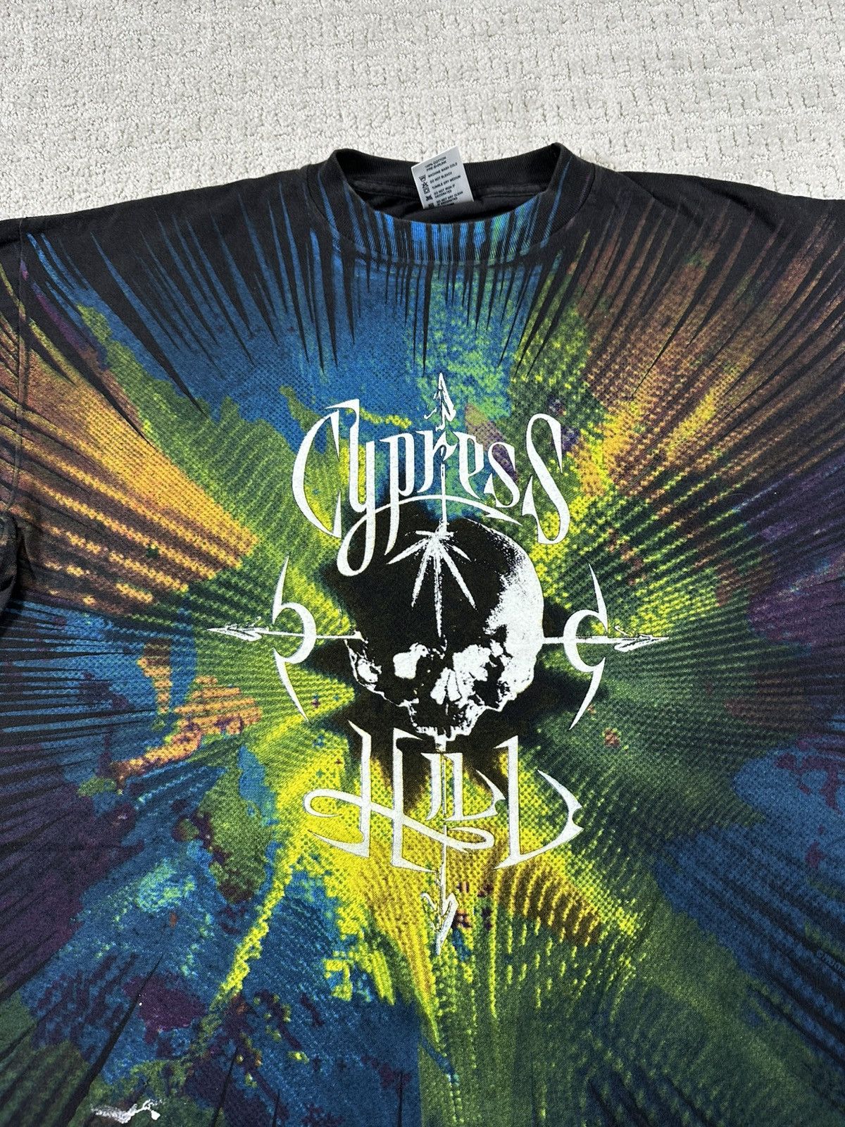 Band Tees Vintage Rare Cypress Hill Skull Rap Tee Size US XL / EU 56 / 4 - 1 Thumbnail
