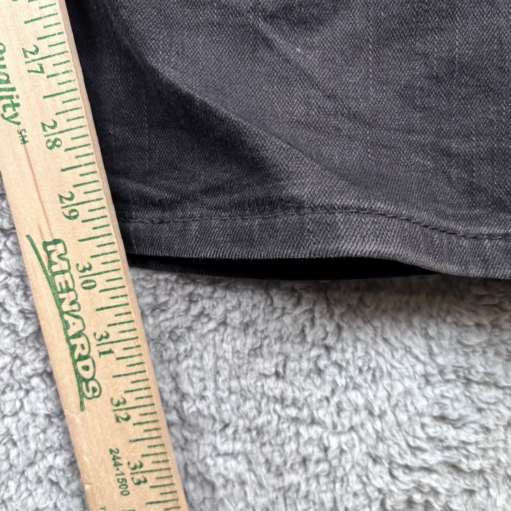 Levi's Levi's 569 Jeans Mens 42x30 Black Straight Fit Denim Cotton Baggy Y2K Jeans Mens 42 Black Straight 5-Pocket Denim Size US 42 / EU 58 - 6 Thumbnail