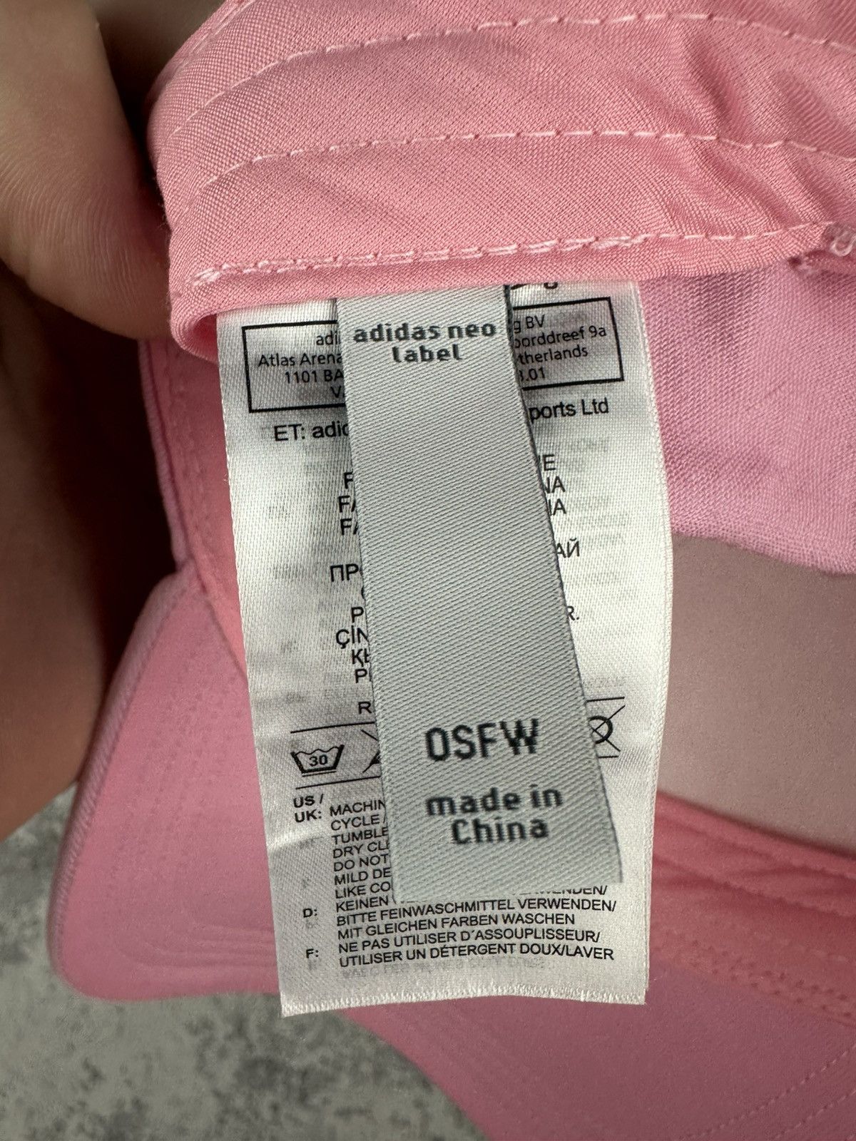 Adidas Adidas Pink Logo Cap Y2K Size ONE SIZE - 6 Thumbnail