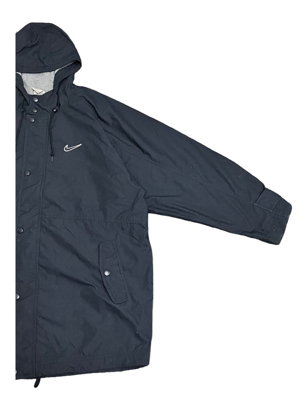 Nike Vintage 90’s Nike Swoosh Hoodie Style Jacket Size US L / EU 52-54 / 3 - 3 Thumbnail