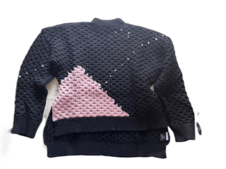 Raf Simons raf simons patterned knit sweater with pink detail Size US L / EU 52-54 / 3 - 1 Thumbnail
