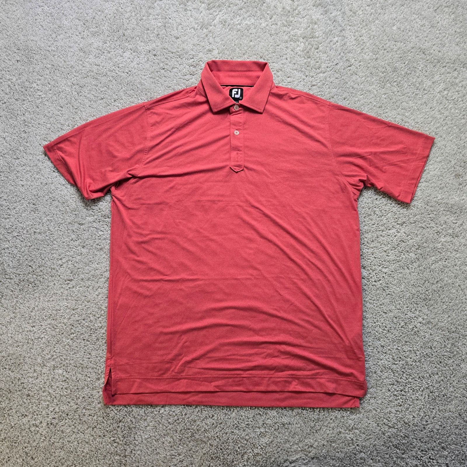 Footjoy Footjoy FJ Mens Golf Polo Solid Red New Without Tags XL Size US XL / EU 56 / 4 - 2 Thumbnail