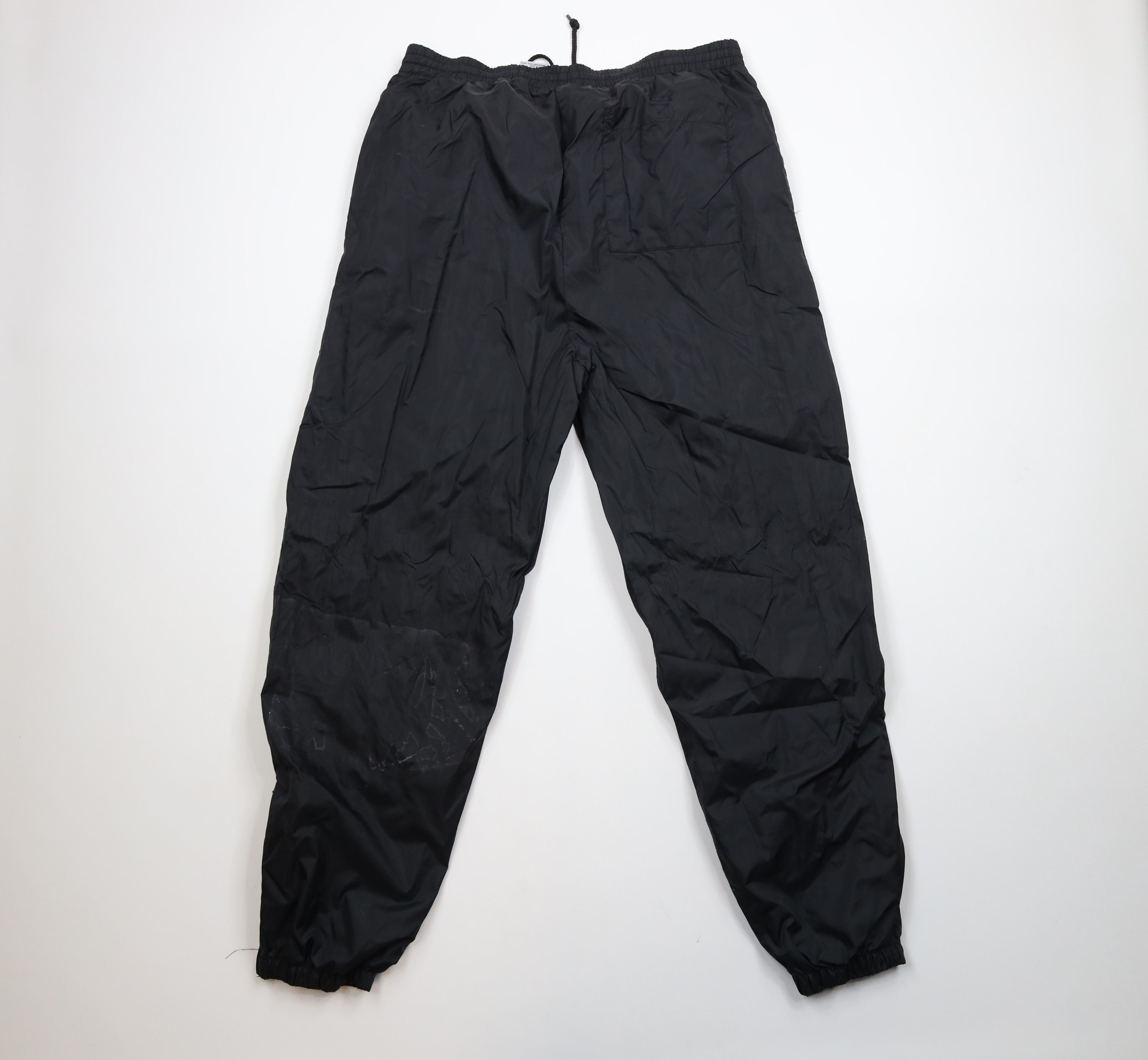 Vintage Vintage 90s Streetwear Lined Windbreaker Joggers Pants Black Size US 36 / EU 52 - 9 Thumbnail