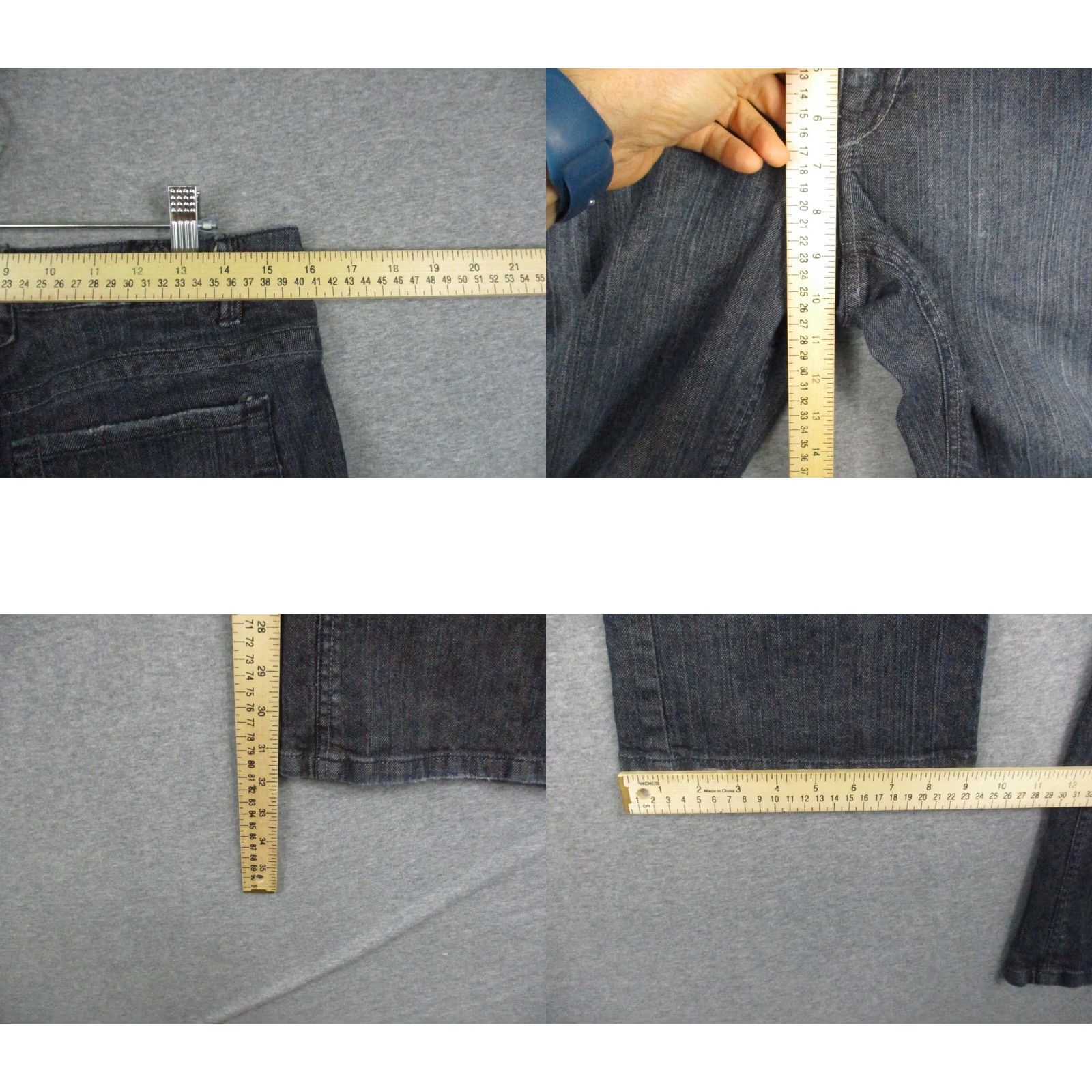 Madison Madison Jeanswear Modern Boot Denim 8 Women's Blue Cotton Blend Mid Rise Jeans Size 30" / US 8 / IT 44 - 8 Thumbnail