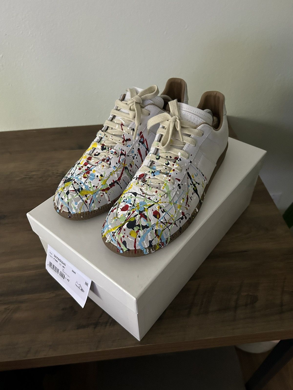 Maison Margiela Maison MARGIELA Paint Splatter Gats | Grailed