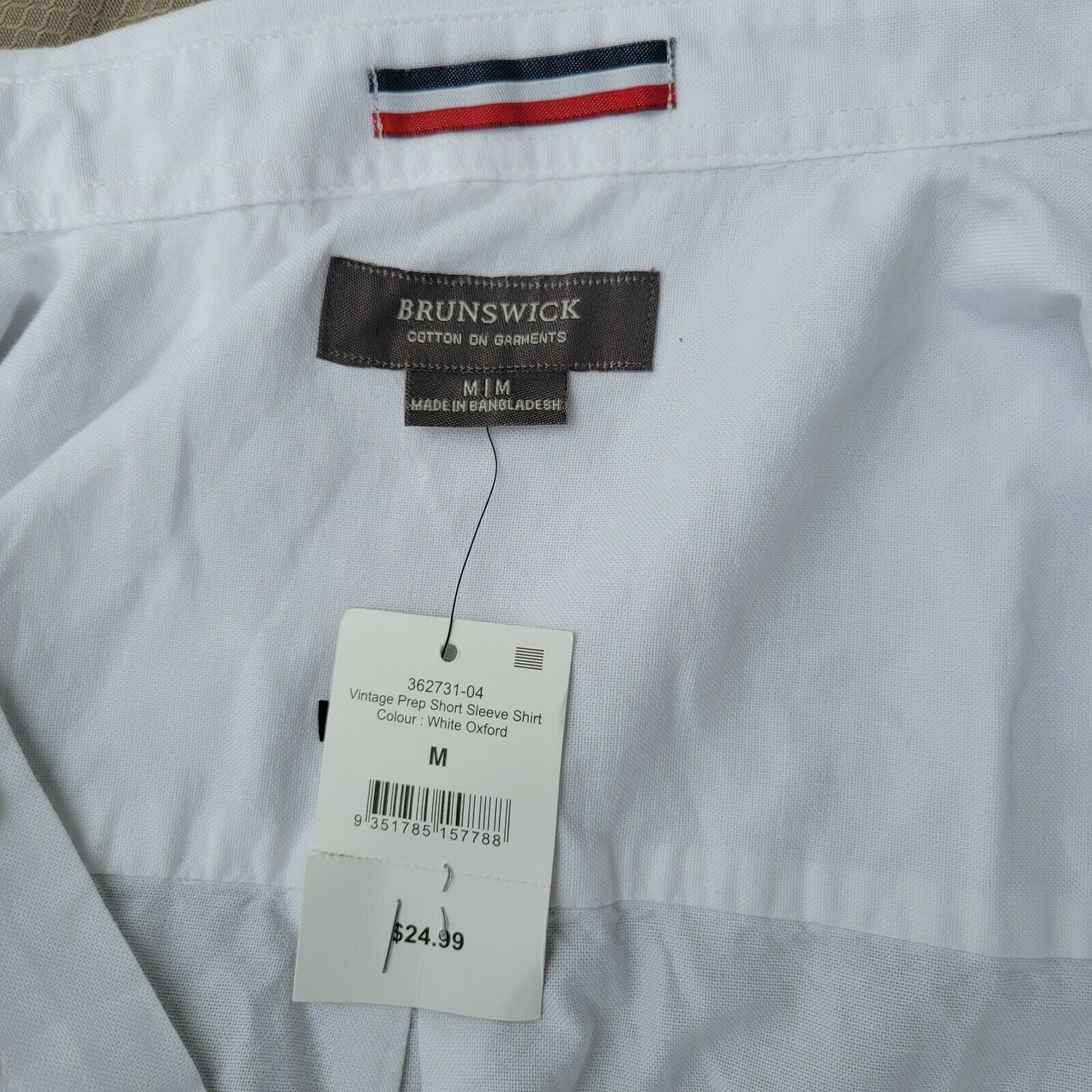 Other Men's Brunswick Short Sleeve Cotton Shirt. Medium Size US M / EU 48-50 / 2 - 5 Thumbnail