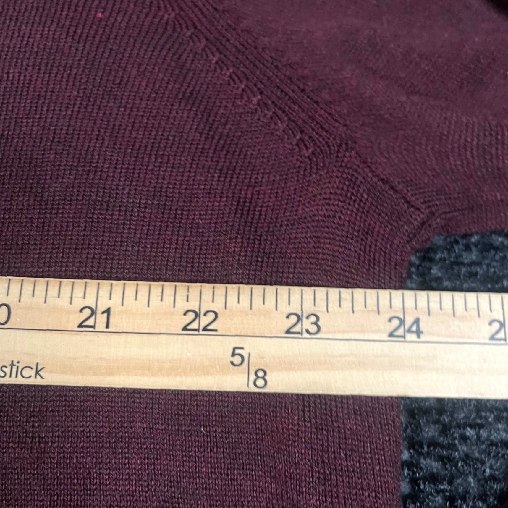 Apt. 9 Apt. 9 Mens XL Burgundy Merino Wool Blend 1/4 Zip Seriously Soft Sweater NWT Size US XL / EU 56 / 4 - 7 Thumbnail
