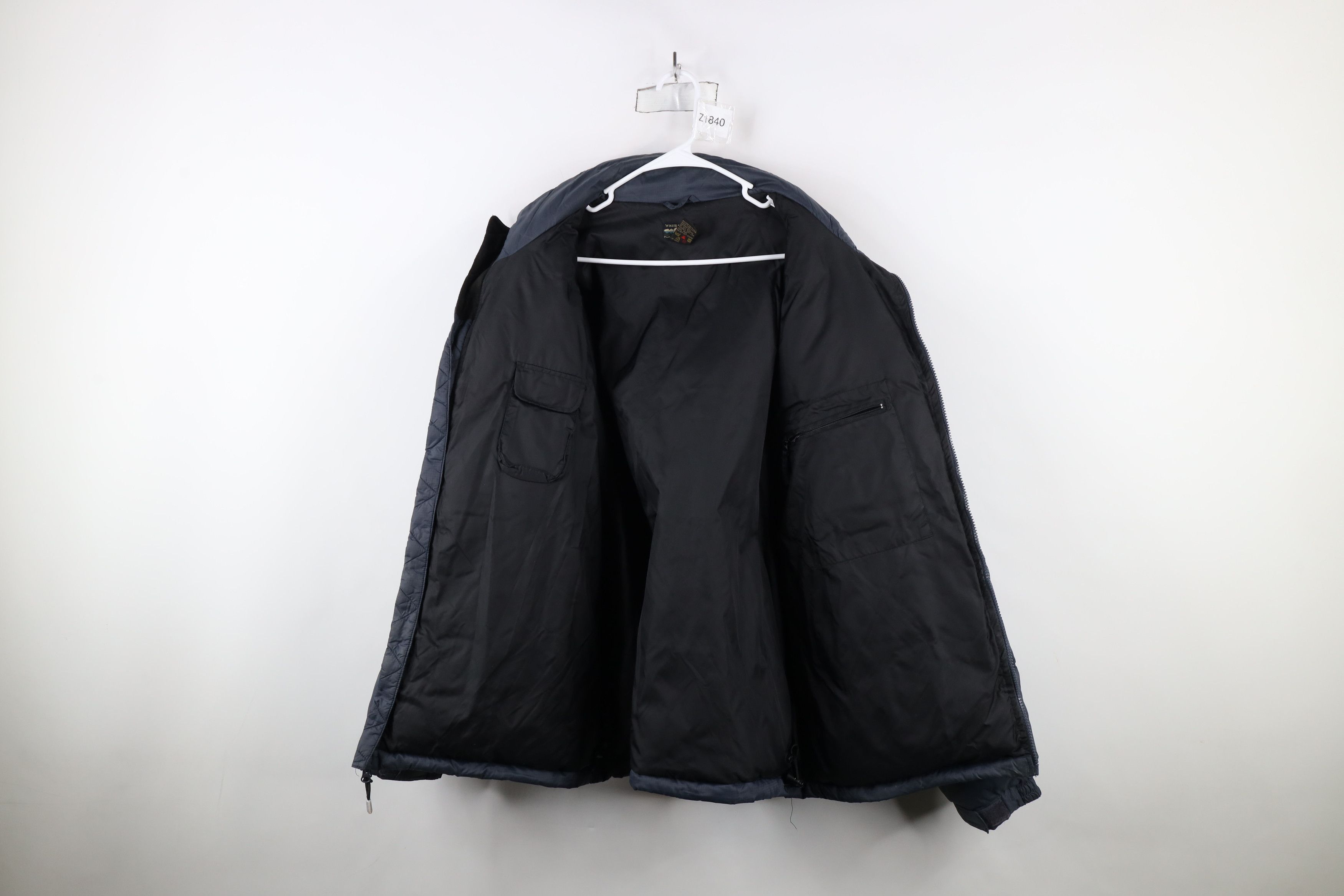 Vintage Vintage 90s Streetwear Insulated Puffer Jacket Steel Blue Size US XL / EU 56 / 4 - 8 Thumbnail