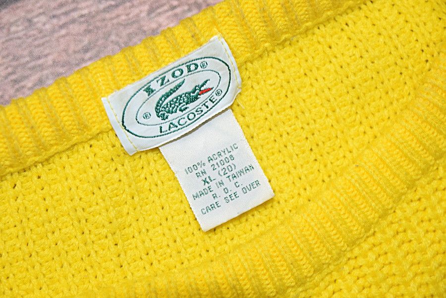 Lacoste LACOSTE IZOD * vintage 80's _XL Size 42L - 4 Thumbnail