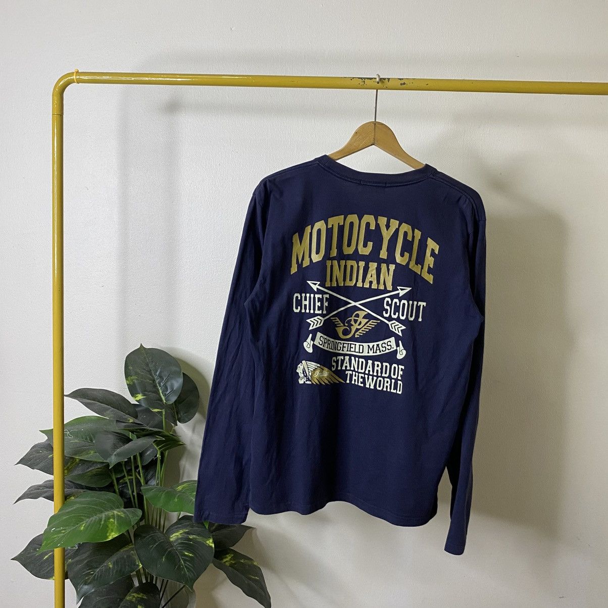 Indian Motorcycle Y2K Indian Motorcycle Harley Davidson Choppers Bikers LS Tee Size US M / EU 48-50 / 2 - 1 Thumbnail