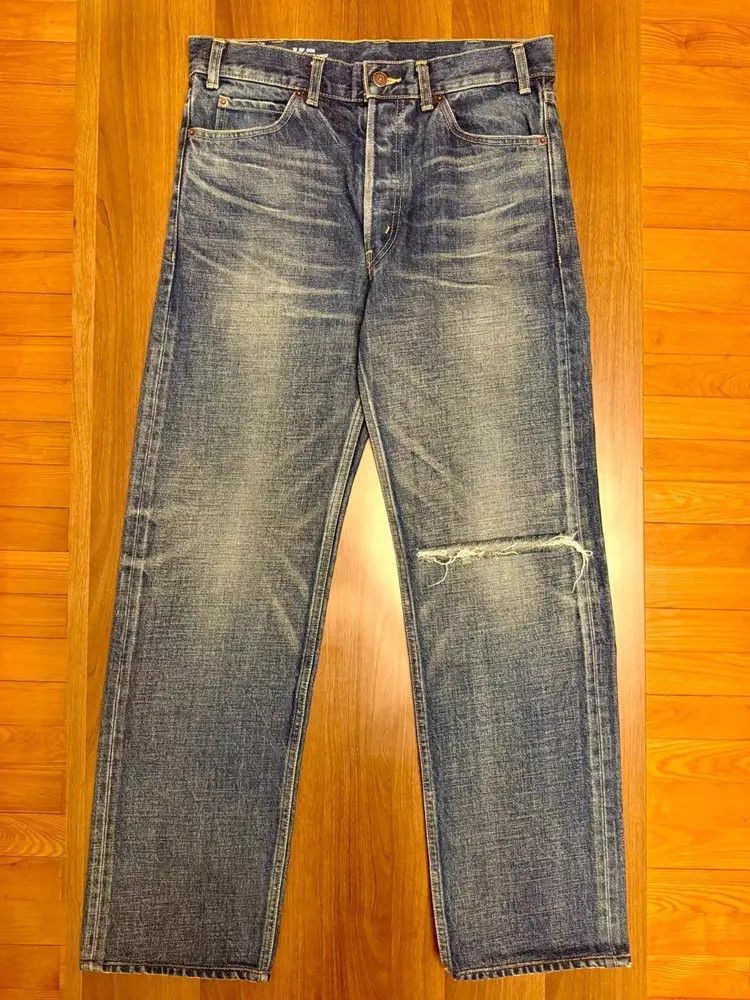 Celine Celine by Hedi 22SS Single Cut Distressed Straight Leg Deni Size US 28 / EU 44 - 1 Thumbnail