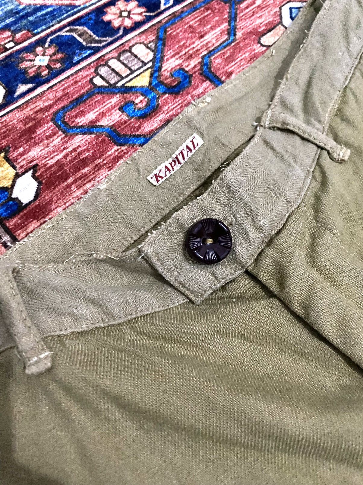 Kapital × Kapital Kountry Vintage Kapital Shorts (lost tag wash) Size US 28 / EU 44 - 3 Thumbnail