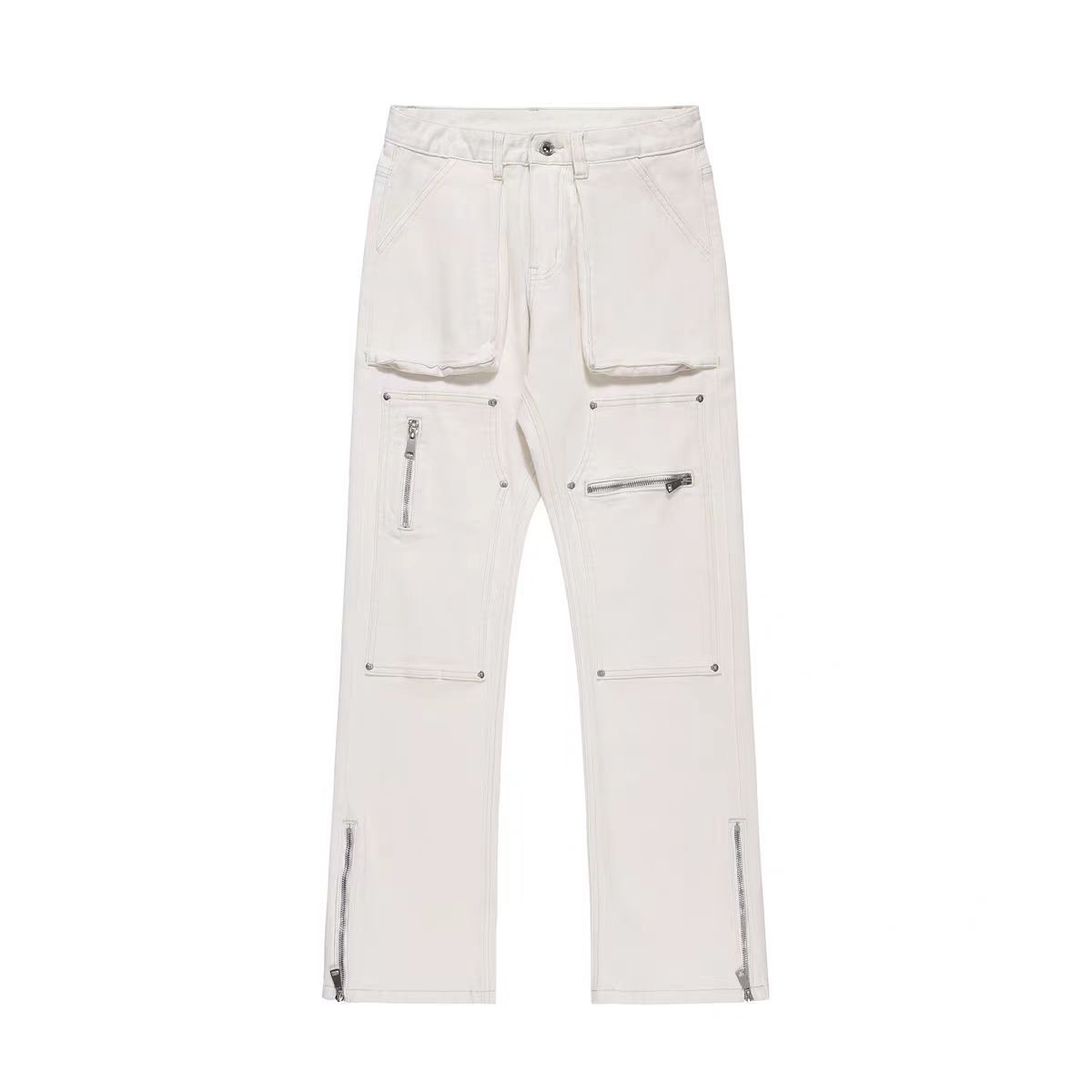 Japanese Brand × Vintage Hip-hop style zipper design casual work pants Size US 34 / EU 50 - 6 Thumbnail