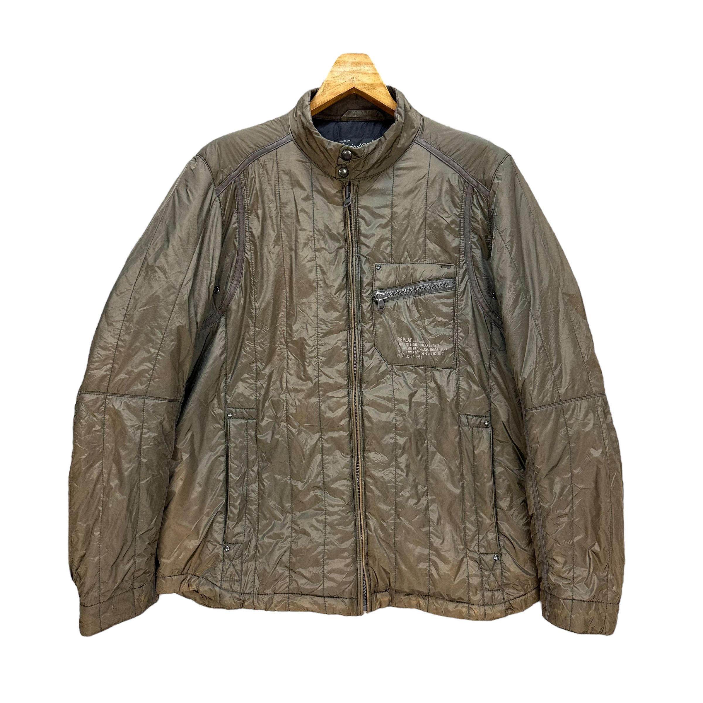 Replay Replay R-81-56Y Nice Design Nylon Jacket #A17-0410 Size US L / EU 52-54 / 3 - 1 Thumbnail