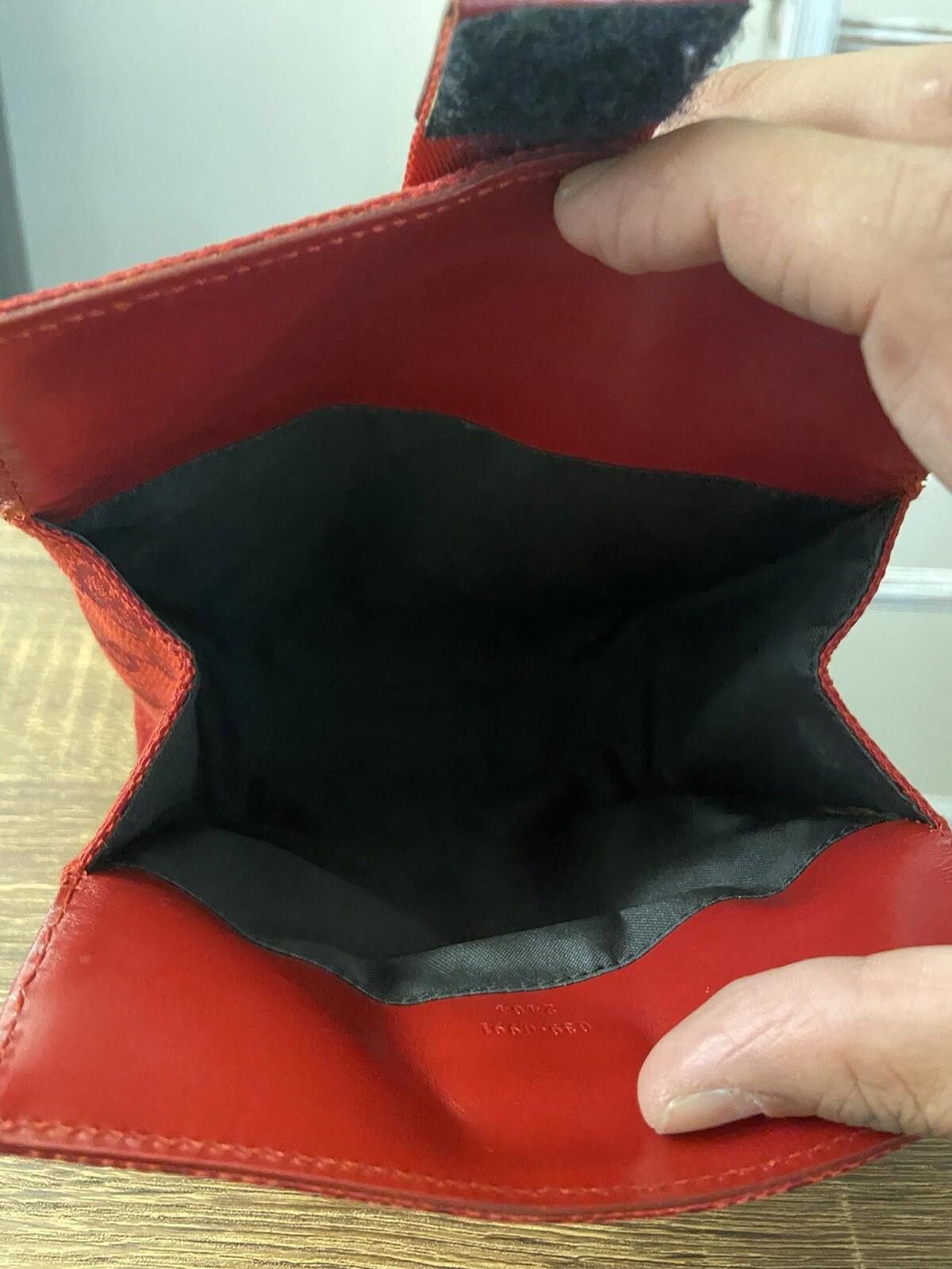 Gucci Gucci red sturdy canvas clutch pouch cosmetic bag, v good Size ONE SIZE - 10 Thumbnail