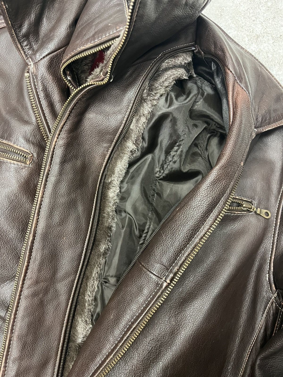 Other Vintage style super heavyweight leather jacket Size US M / EU 48-50 / 2 - 4 Thumbnail