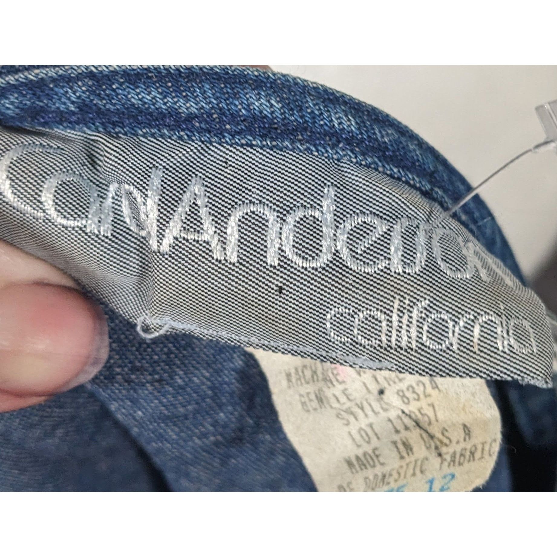 Other Vintage 90s Carol Anderson Denim Maxi Dress With Attached Ve Size XL / US 12-14 / IT 48-50 - 10 Thumbnail
