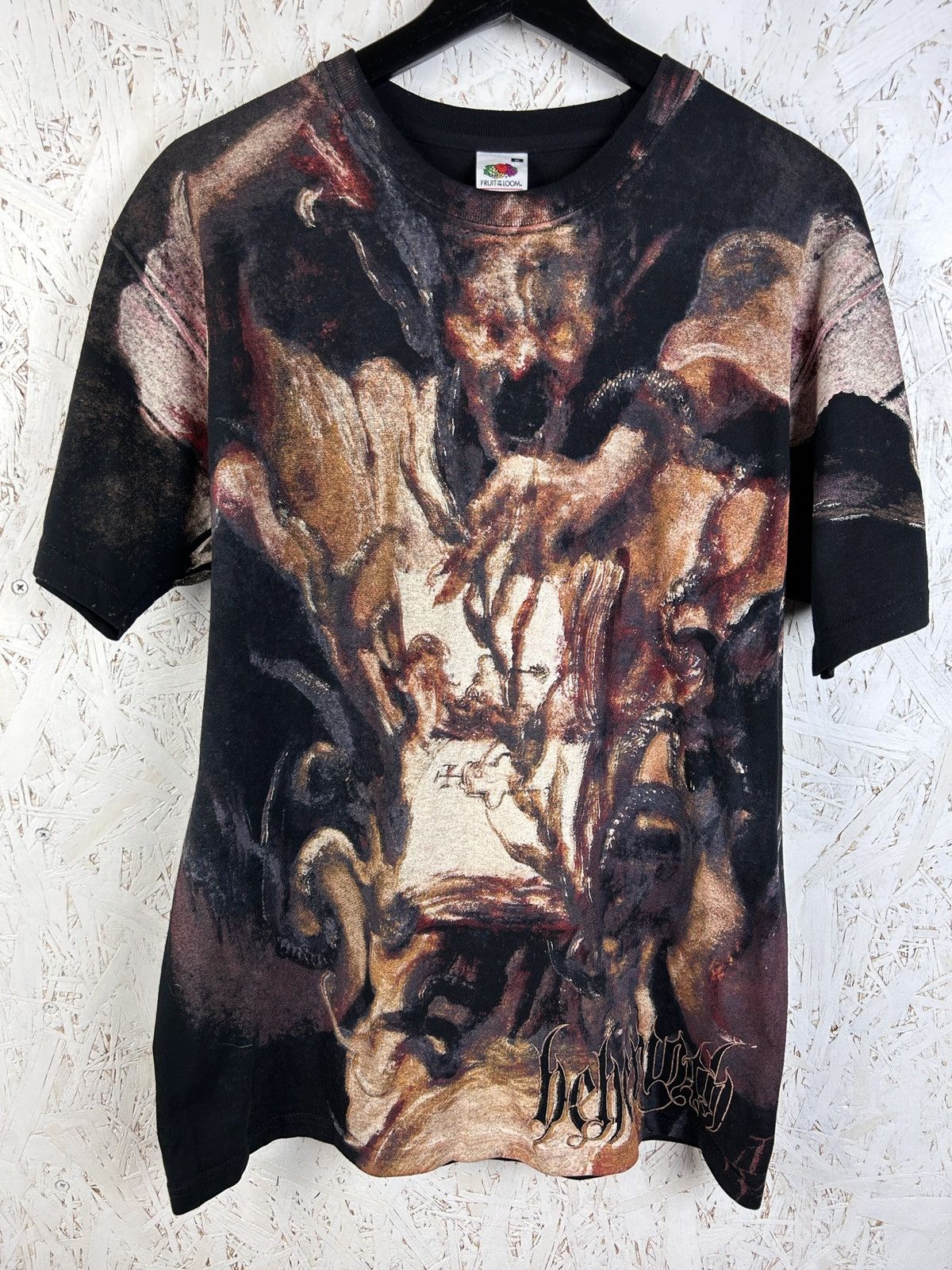 Band Tees Vintage Behemoth The Satanist AOP Black Death Metal Band Tee Size US M / EU 48-50 / 2 - 1 Thumbnail