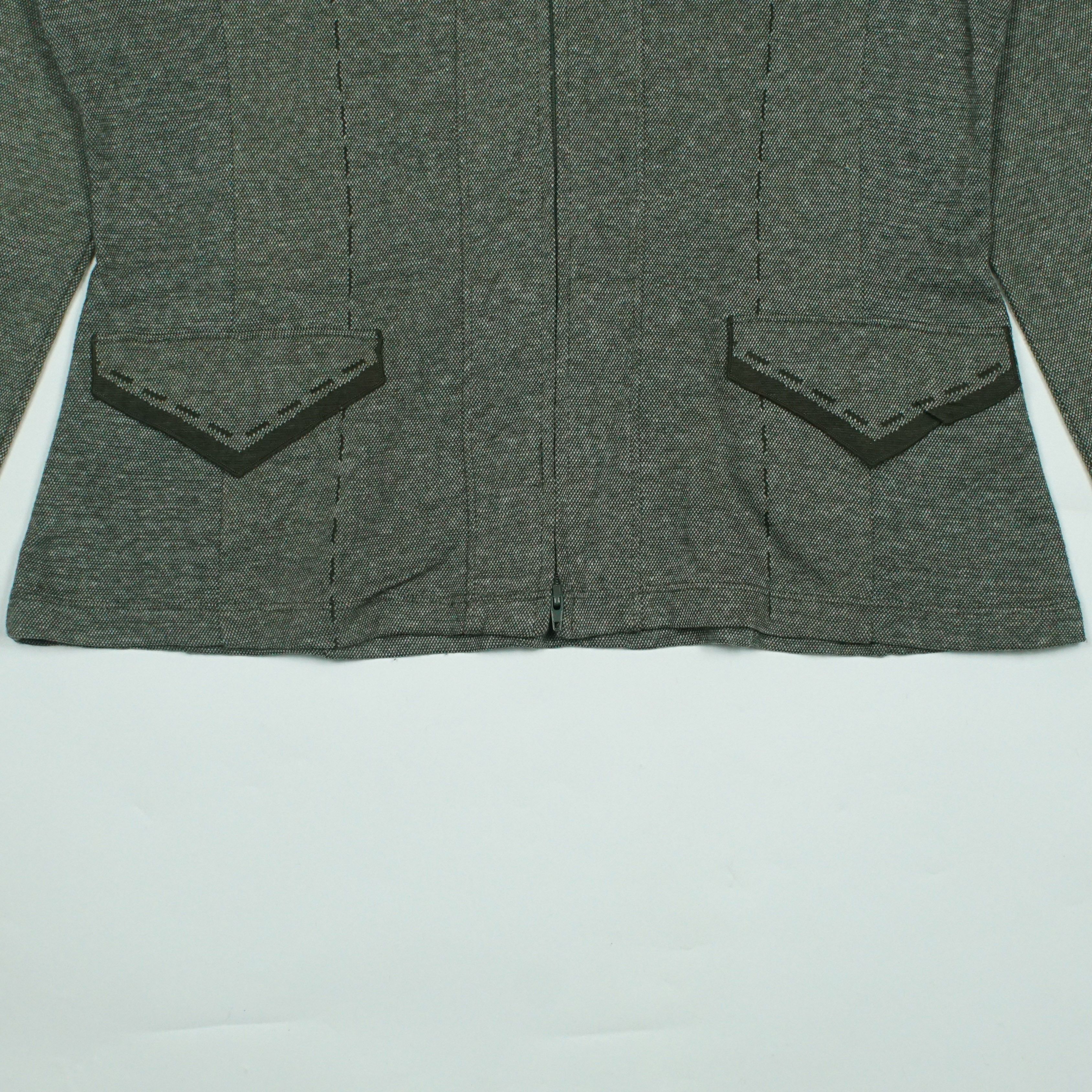 Hiroko Koshino Homme *NoTariff Hiroko Koshino Zip Blazer Size ONE SIZE - 4 Thumbnail