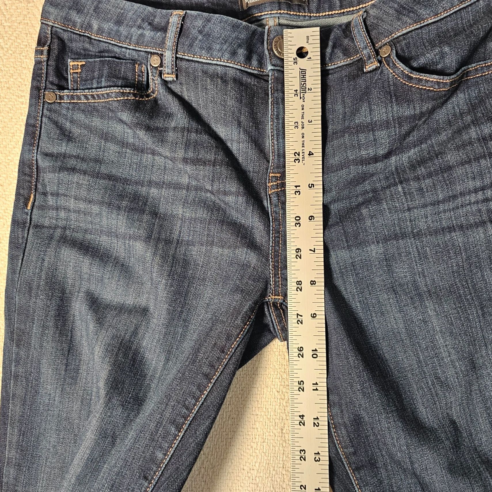 Vintage Simply Vera Wang Jeans Capri Size 4 Denim Dark Wash Stretch Body? Wait Size 27" / US 4 / IT 40 - 5 Thumbnail