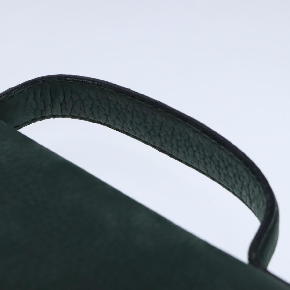 Celine CELINE Hand Bag Leather Green Gold Size ONE SIZE - 8 Thumbnail