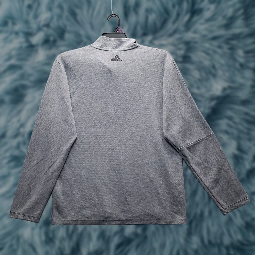 Adidas Adidas Activewear Shirt Mens L Gray Long Sleeve Mock Neck 1/4 Zip Outdoor Size US L / EU 52-54 / 3 - 1 Thumbnail