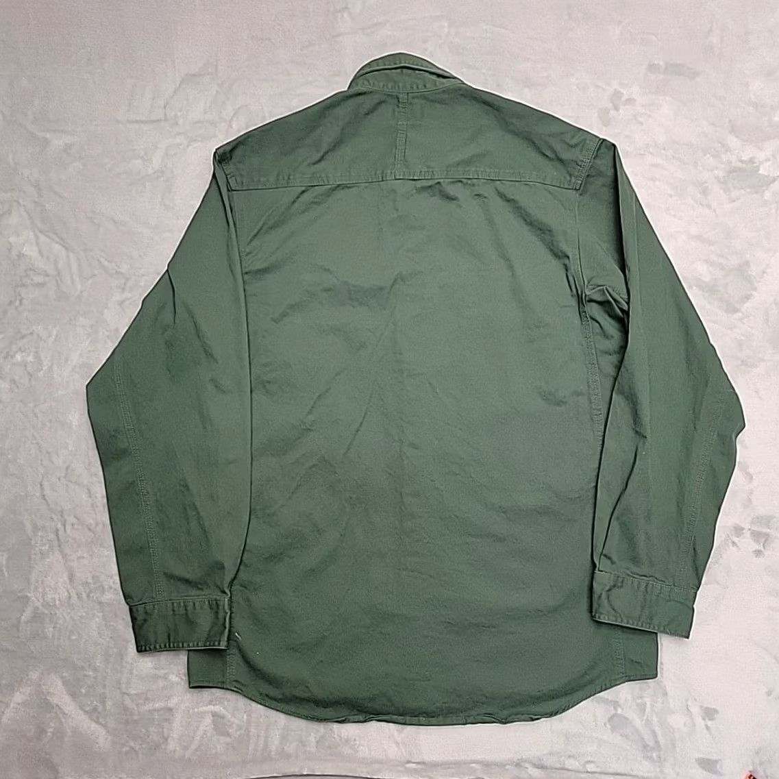 Wrangler VINTAGE Wrangler? No, Original: Wrangler Riggs Workwear Shirt Mens Large Green Solid Heavy Twill Button Down Size US L / EU 52-54 / 3 - 5 Thumbnail