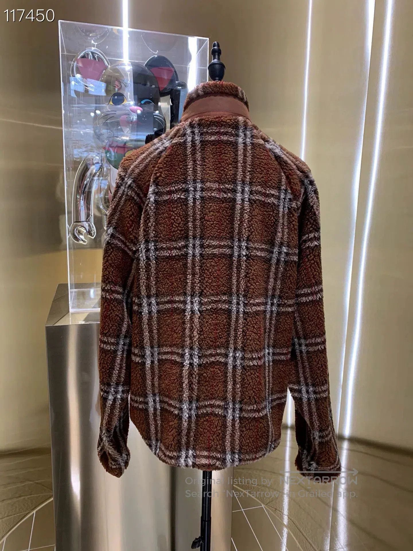 Burberry Burberry Plaid High Neck Fleece Coat. Size US S / EU 44-46 / 1 - 3 Thumbnail