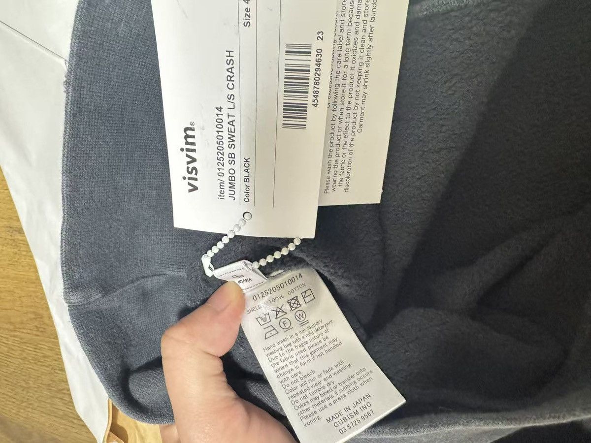 Visvim Brand New Visvim 25SS Jumbo SB Sweat L/S Crash Size 4 Size US XL / EU 56 / 4 - 6 Thumbnail