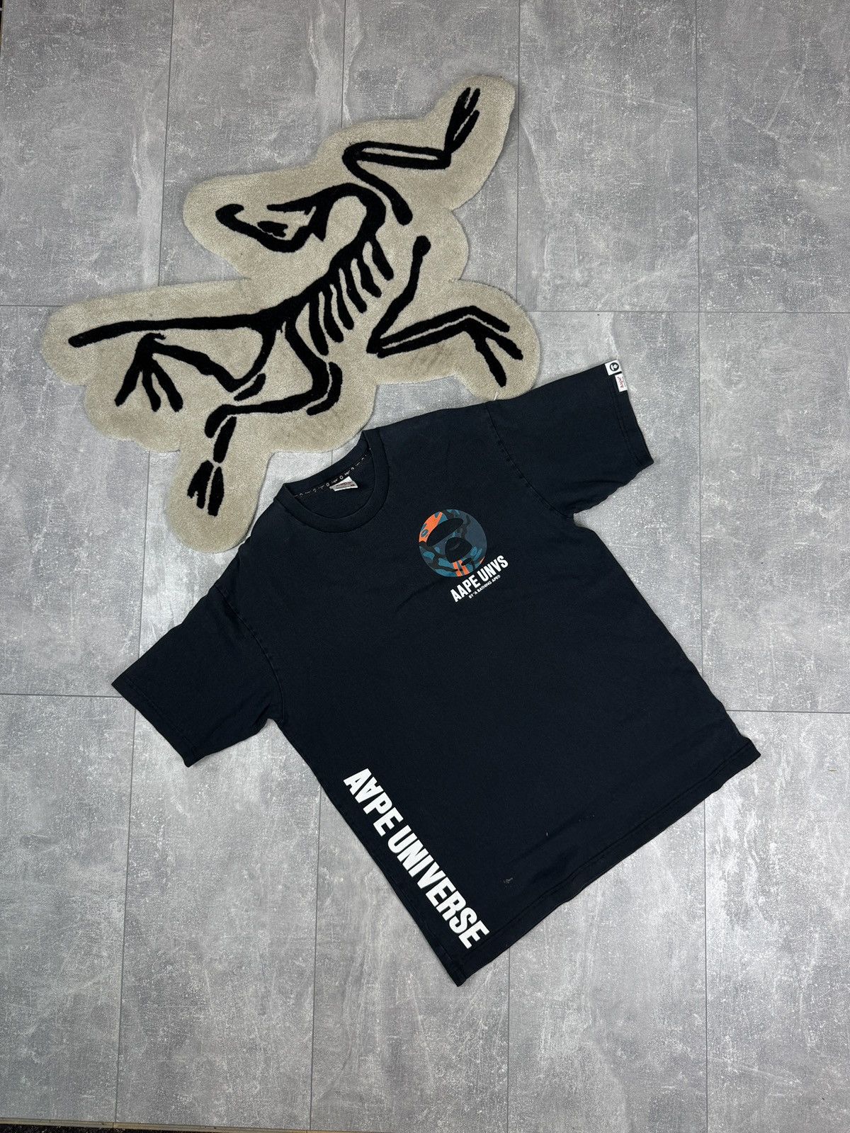 Aape Mens Vintage Aape by A Bathing Ape T-shirt japan tee logo Size US L / EU 52-54 / 3 - 1 Thumbnail
