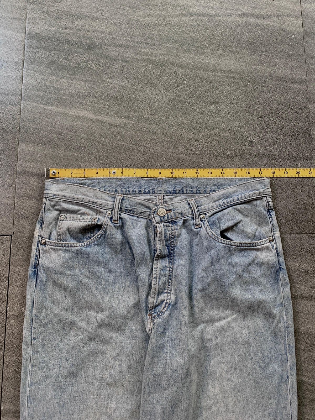 RRL Ralph Lauren FREE TAX! RRL Distressed Wash Denim Jeans Size US 34 / EU 50 - 20 Thumbnail