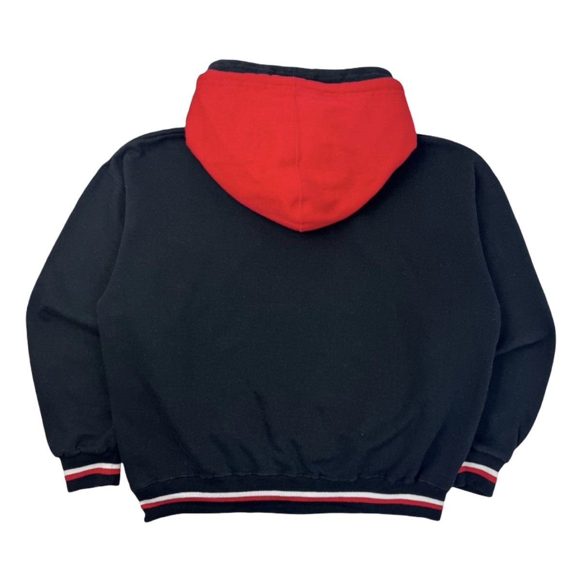 Starter Vintage Starter Chicago Bulls NBA Double Hood Hooded Hoodie Size US L / EU 52-54 / 3 - 2 Thumbnail
